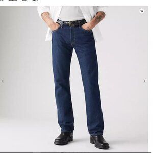 4X🌹-HP-LEVI QUALITY ORIGINAL BUTTON FLY BLUE JEANS/CLASSIC STRAIGHT LEG/W27-28L